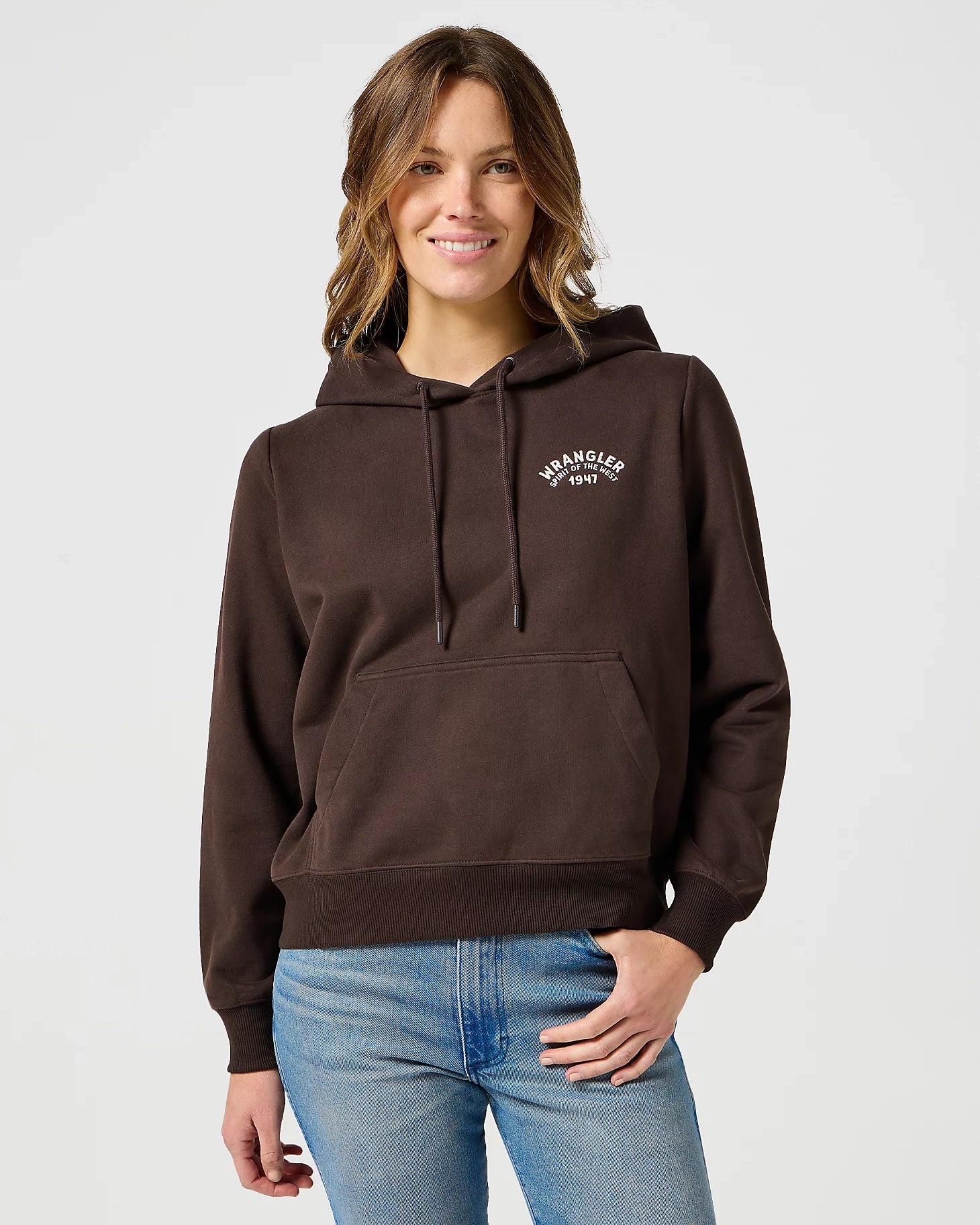 Windbreaker fashion Regular Hoodie in Mole