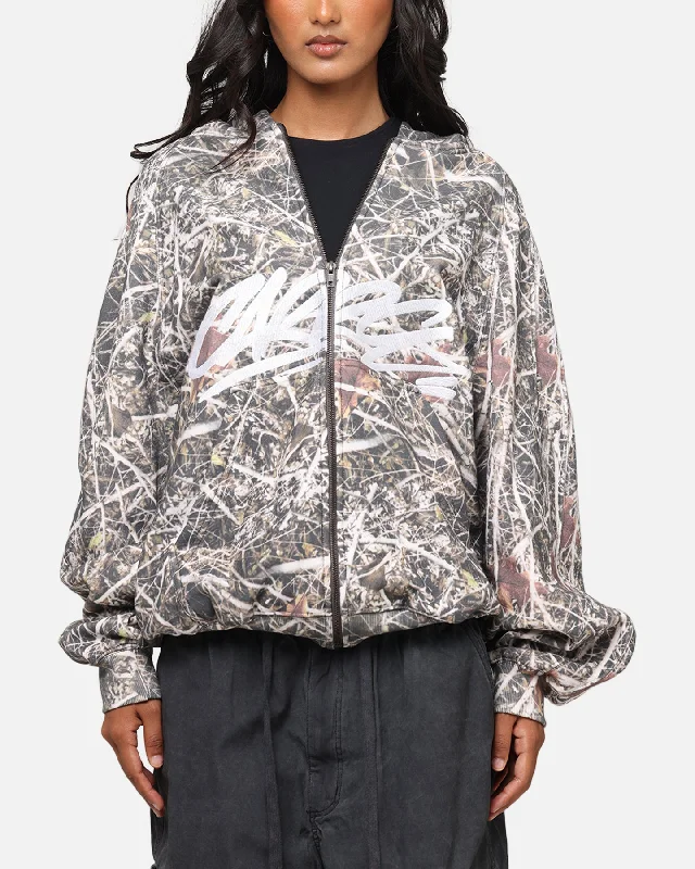 Basic Comfort Carre Grit Zip Hoodie Real Tree Camo
