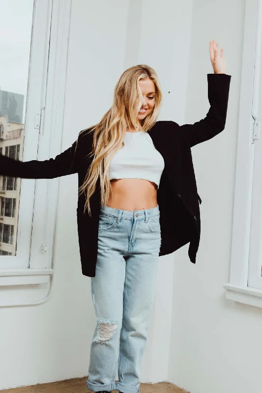 Comfortable Wear Vintage Reunion Dad Jeans - Lightly Torned