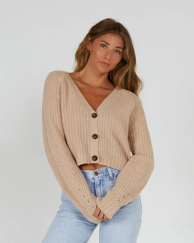 Versatile Wear Lighthouse Cardigan - Oatmeal