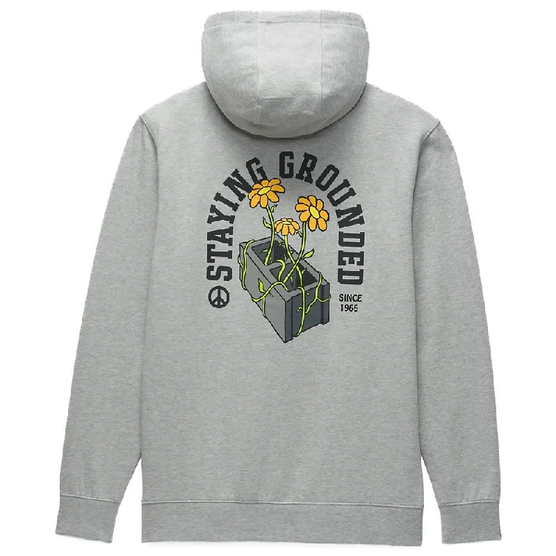Renaissance Style Vans Staying Grounded Hoodie - Cement Heather