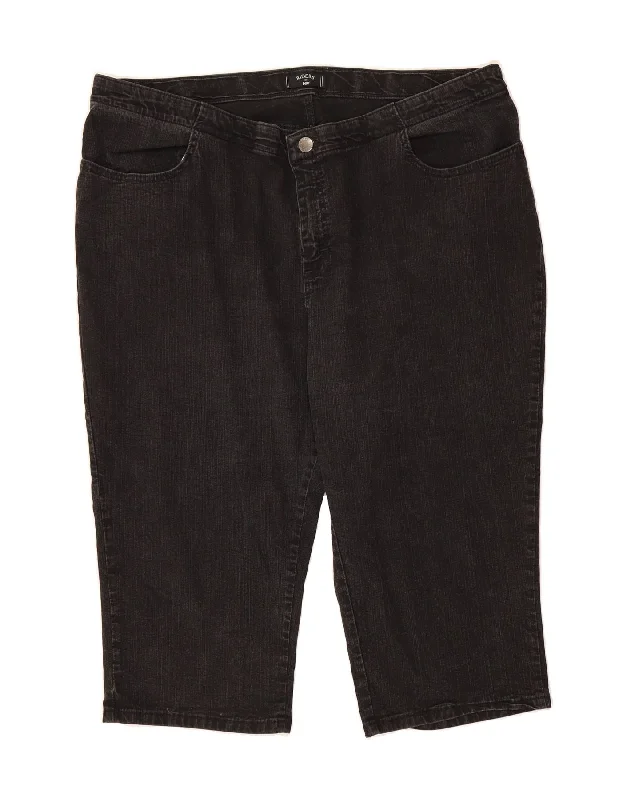 Cool Style LEE Womens Riders Denim Shorts W42 3XL Black