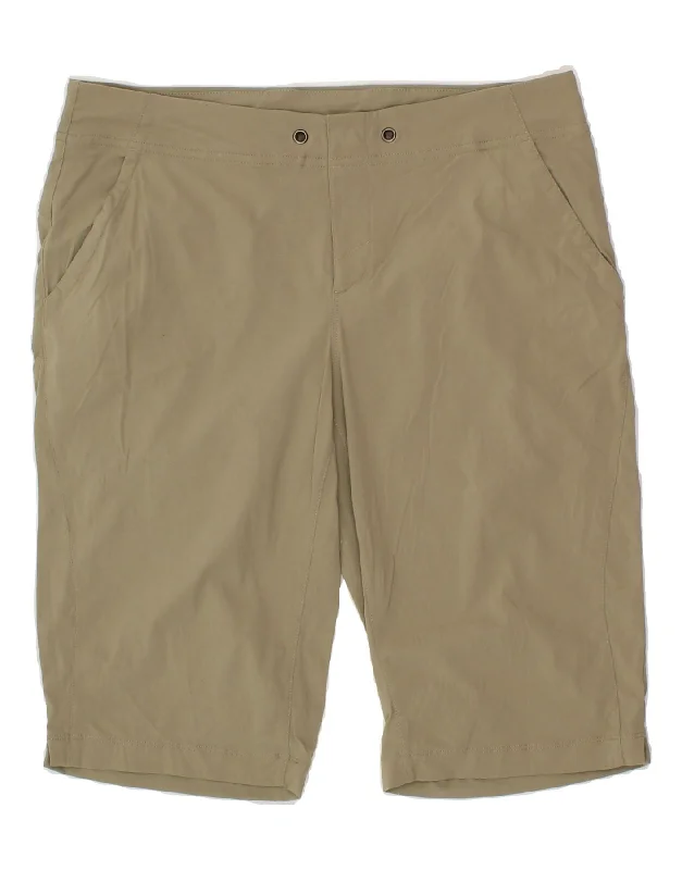 Unique Design COLUMBIA Womens Omni-Shield Chino Shorts US 10 Large W32 Beige Nylon