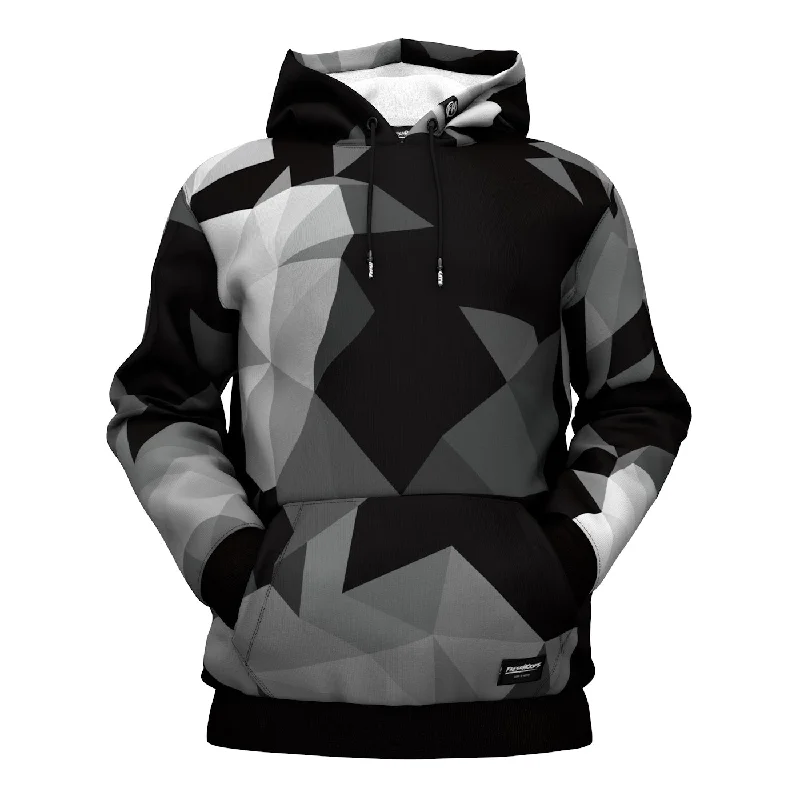 Warm Comfort Cubes Black Hoodie