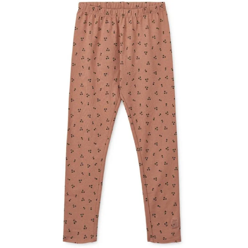 High Street Series LieWood Cherries / Dark Rosetta Marie Printed Leggings