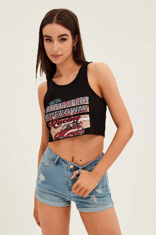 Goddess Style Blue Denim Shorts High Rise Skinny