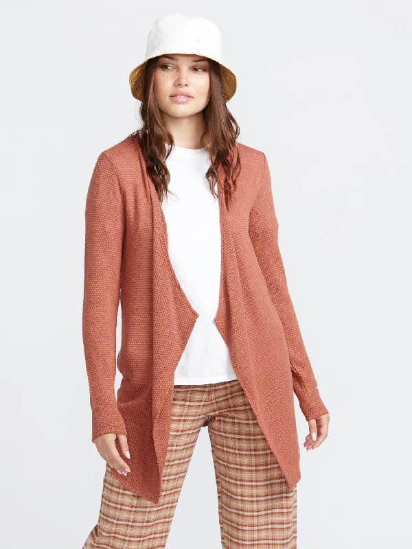 Advanced Customization Go Go Wrap Cardigan - Rosewood