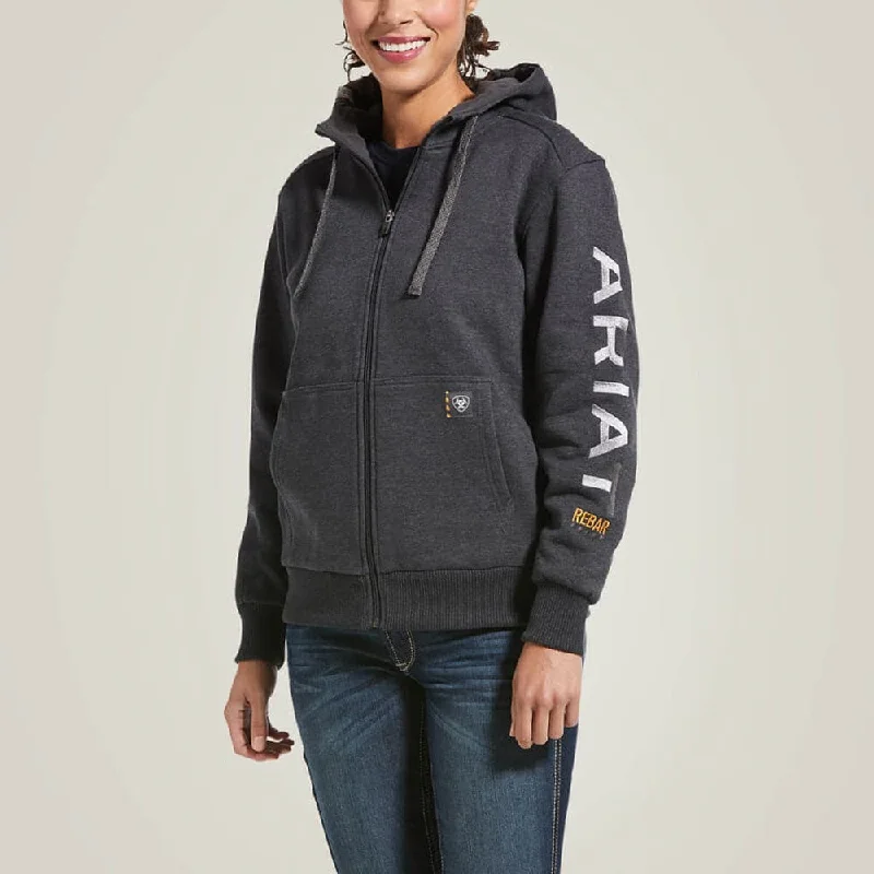 Floral Prints Ariat P20330 Women's Rebar All-Weather Full Zip Hoodie