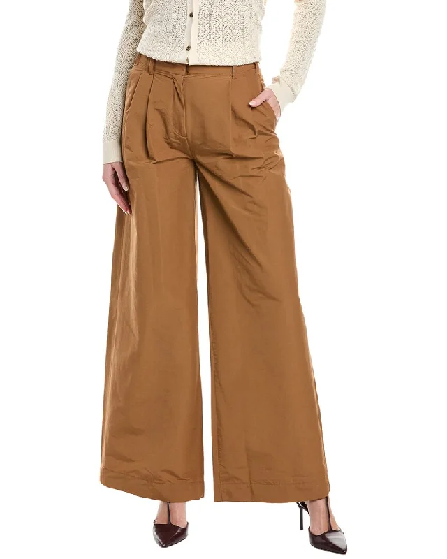 Sports Jumpsuit SIMKHAI Leroy Pleated Wide Leg Pant