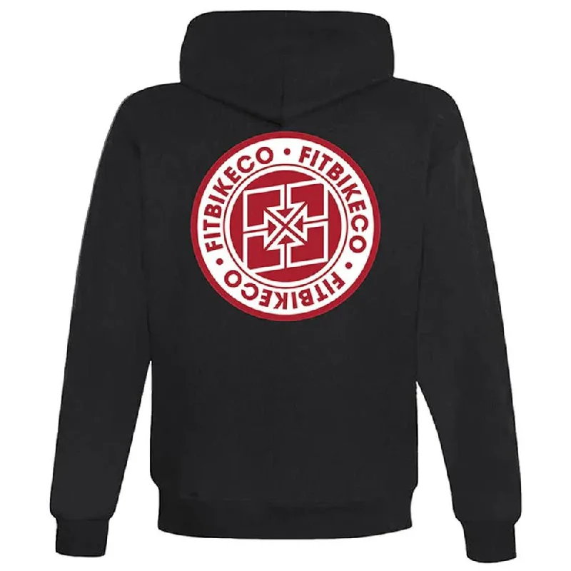 Retro Skirt Design Fit Target Hoodie - Black
