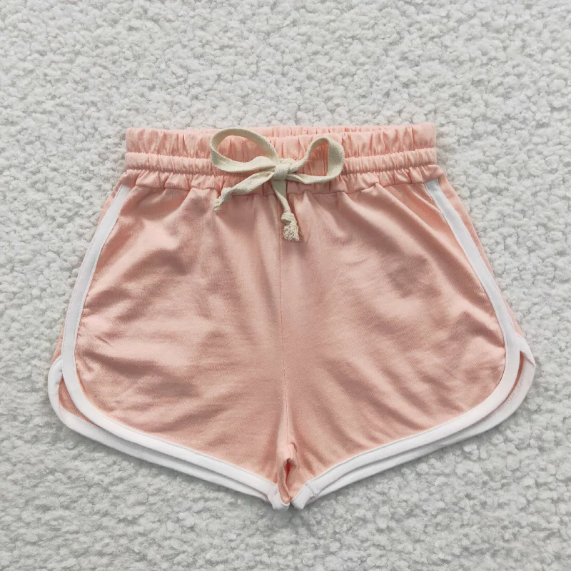 Classic Choice girls orange cotton fitness shorts SS0096