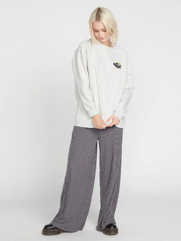 Advanced Customization Stone Magic Boyfriend Sweatshirt - Light Grey