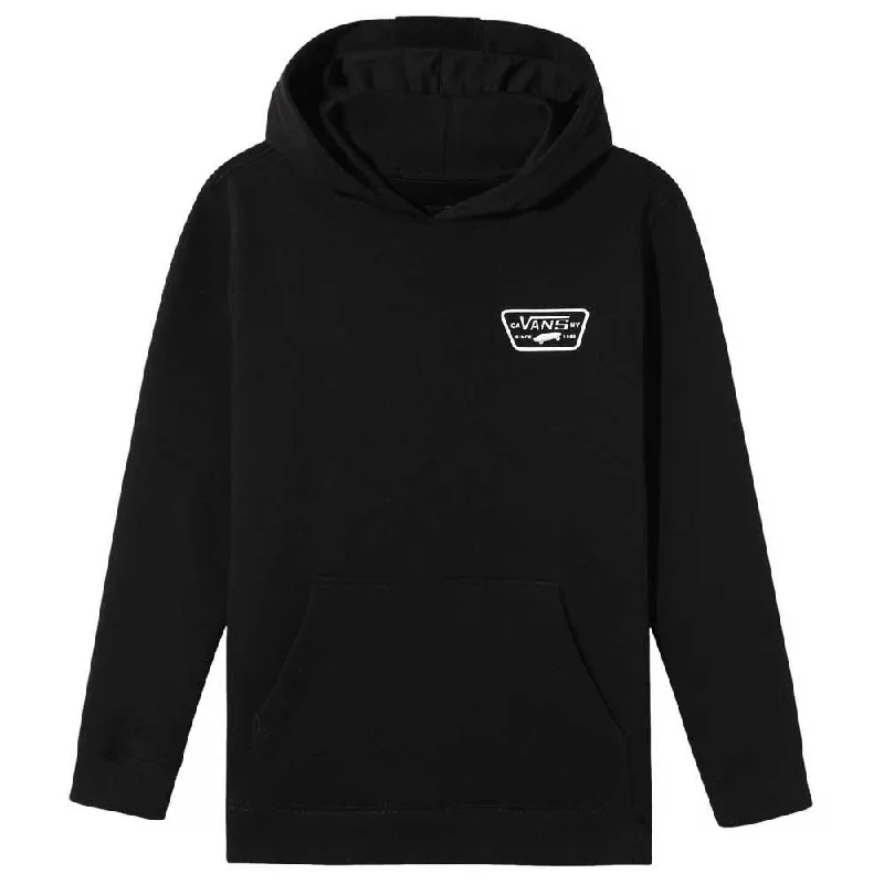 Relaxed Chic Vans Full Patched II Pullover Hoodie - Black