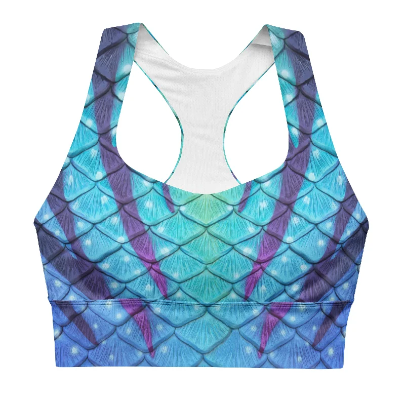 Fashionable sports Navi Nightfall Longline Sports Bra