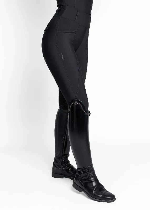 Street Fashion Pro Riding Leggings (Black)