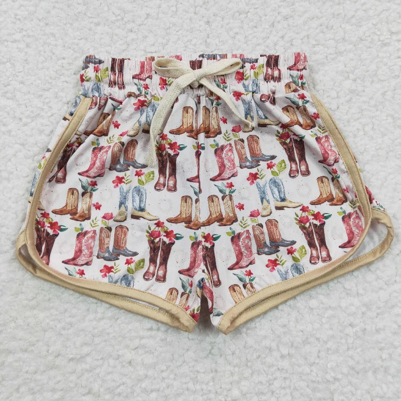 Warm Comfort girls boot printed shorts SS0085