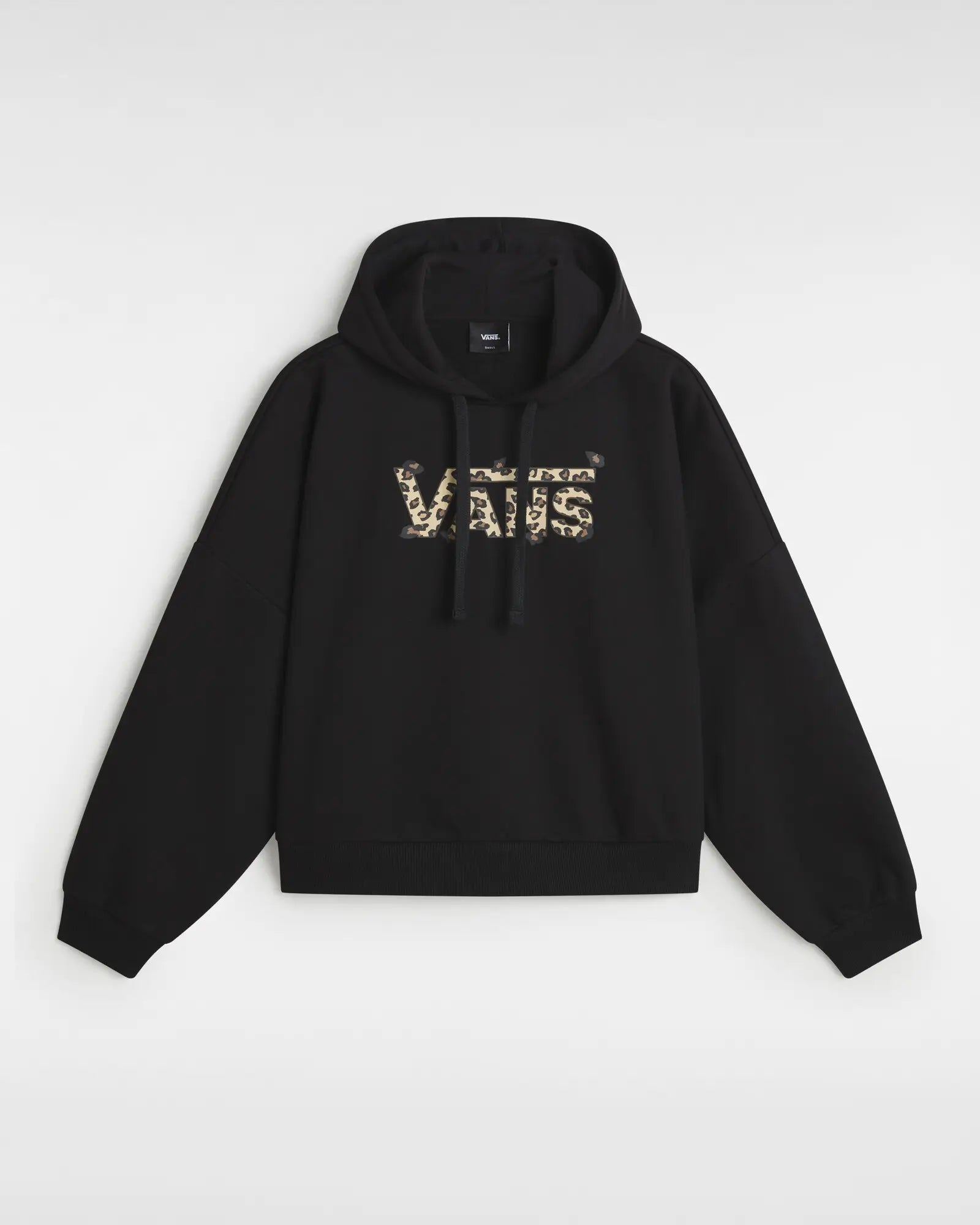Wandering freely Animalier Loose Hoodie in Black