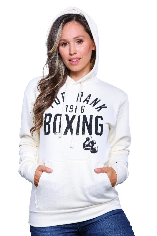 Embroidery Design Natural Top Rank Pullover Hoodie