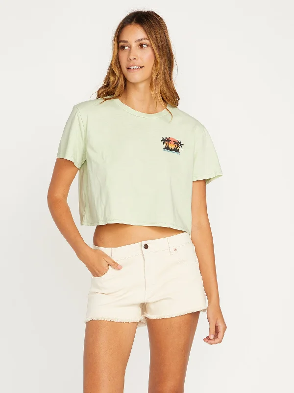 High waist design Enternet Tee - Sage