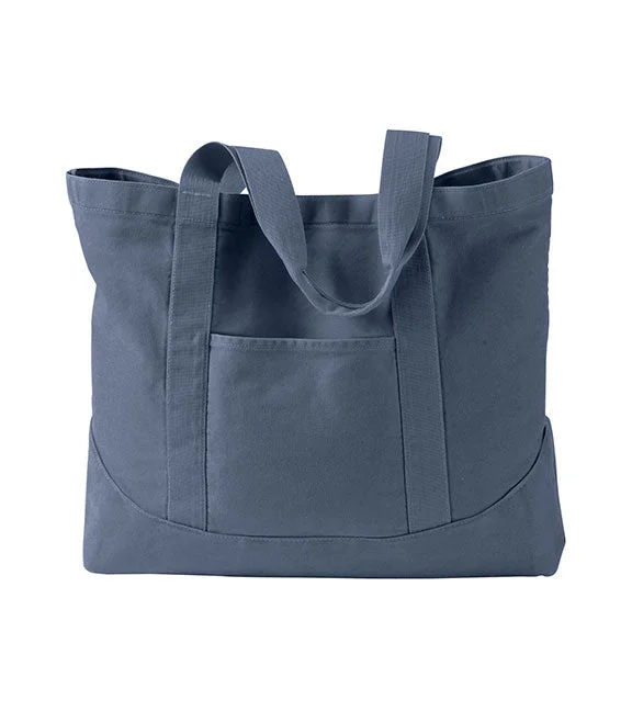 Versatile Itinerary 1904 - Authentic Pigment Pigment-Dyed Large Canvas Tote Bag