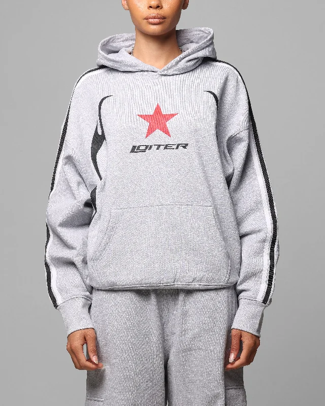 Modern City Loiter Trackstar Hoodie Grey Marle
