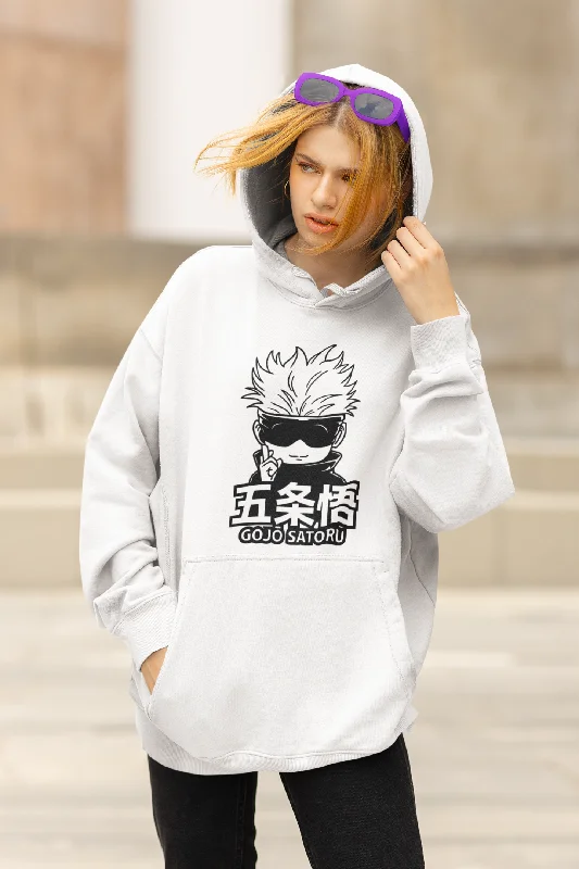 Easy Chic Chibi Gojo Satoru-Jujutsu Kaisen: Anime- Winter Hoodies
