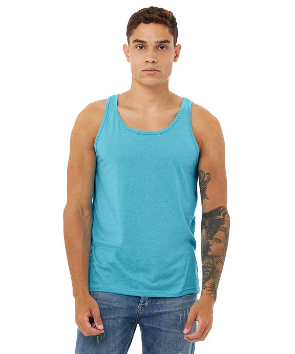 Luxe Comfort 3484 - Bella + Canvas Unisex Triblend Tank Top | Aqua