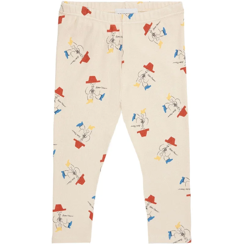 Fresh And Simple Bobo Choses White Magic Flute Player All Over Legging