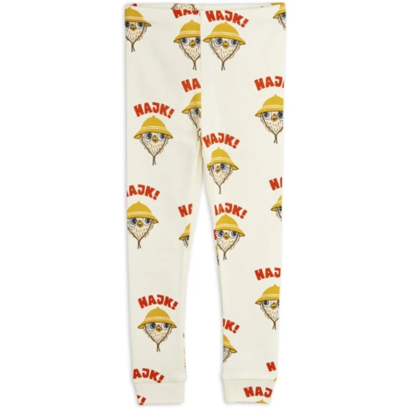 Soft Wear Mini Rodini Offwhite Hike Aop Leggings