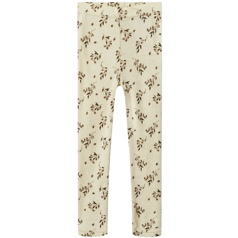 Fashion Wear Lil'Atelier Sandshell Nimo Slim Leggings AOP
