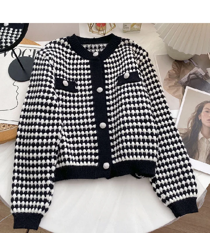Easygoing Style New Korean fashionable xiaoxiangfeng bow sweater  6026