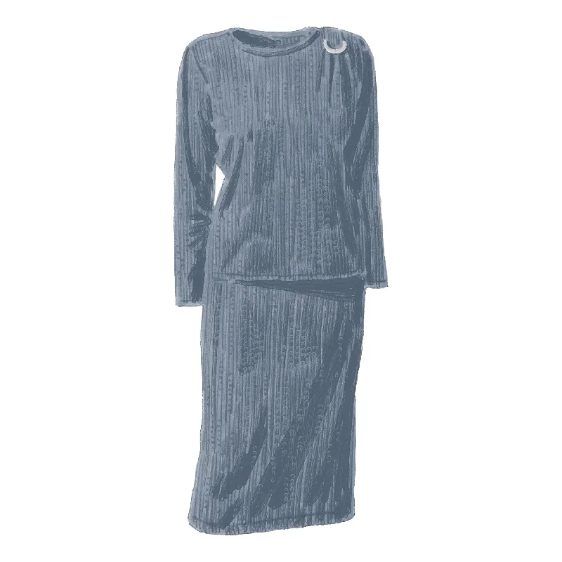 Printed pattern Buckle Cashmere Wool Sweater