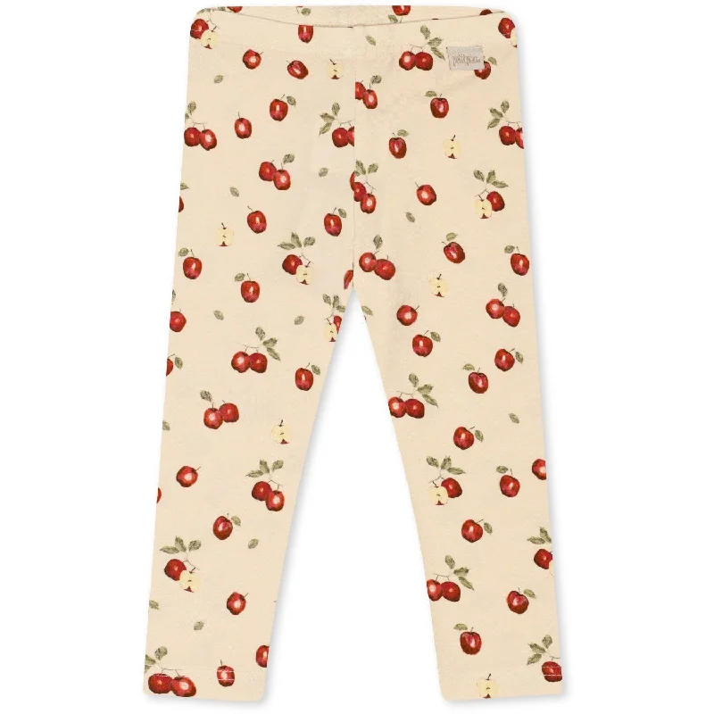 Elegant Comfort Petit Piao Apple Aop Leggings Printed