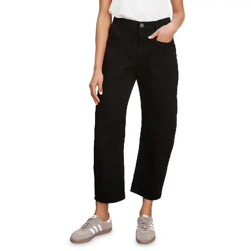 Fashion Comfort Womens Curved Knee Wide Leg Wide Leg Pants