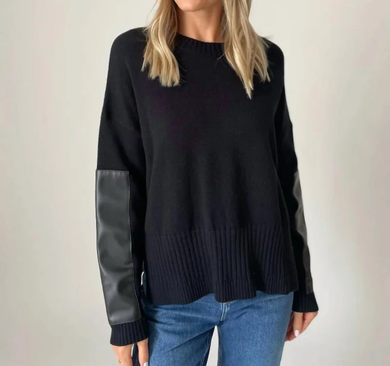 Cozy Dress Sloane Sweater In Black