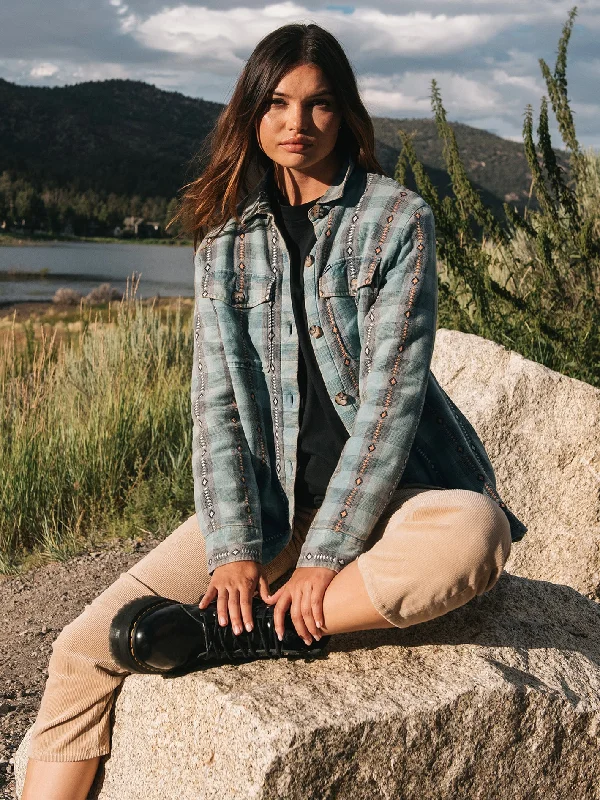 Simple Comfort Polar Boobear Flannel - Glacier Blue
