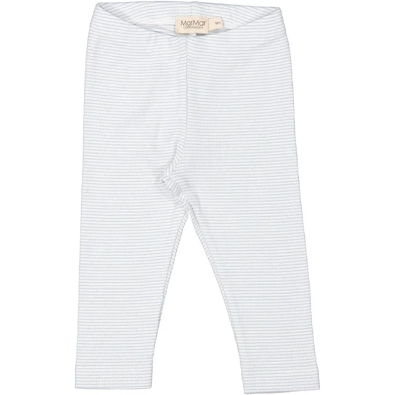 Simple And Comfortable MarMar Modal Fine Rib Fresh Air Stripe Leggings