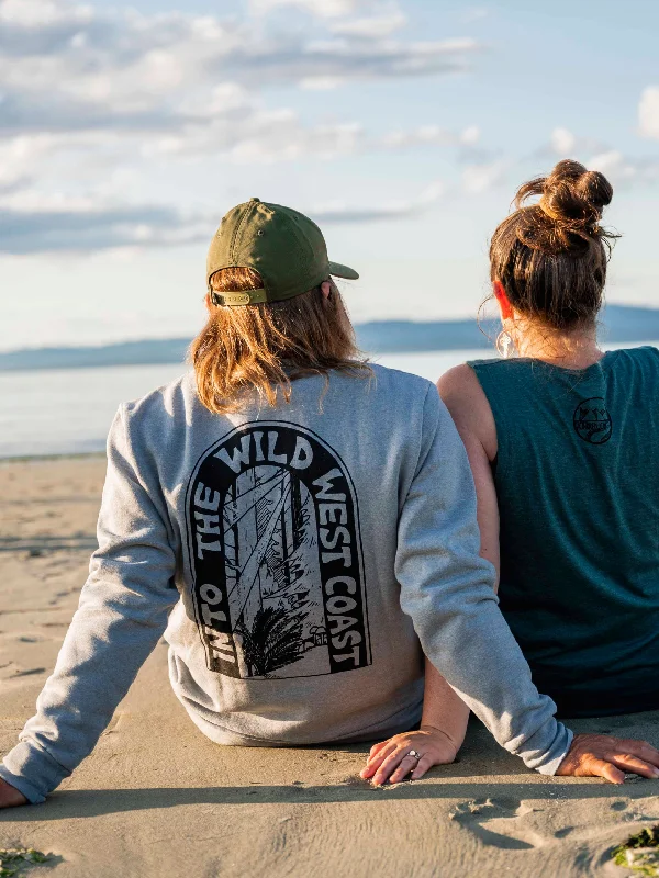 High-end Fashion WILD WEST COAST- Unisex Eco Crewneck Sweatshirt