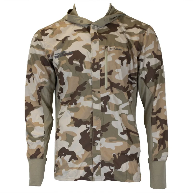 Versatile Style Skeeter Simms Intruder Fishing Hoody - Woodland Camo