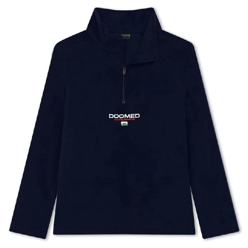 British casual Doomed Dolo Fleece Black