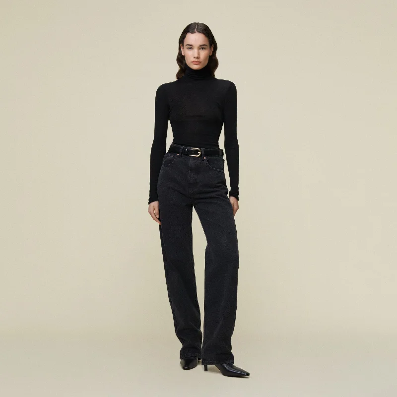 Classic Choice Maya Main Black - High Rise Straight Fit