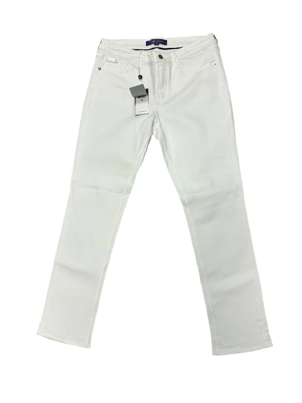 Retro Design Women's Icon Jean In White