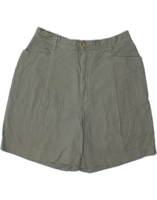 Warm Wear EDDIE BAUER Womens Casual Shorts US 18 2XL W36  Grey