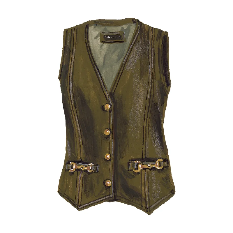 Fashionable sports Horsebit Vest