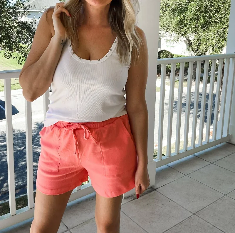 Must-have For Autumn And Winter Cotton Shorts In Teal