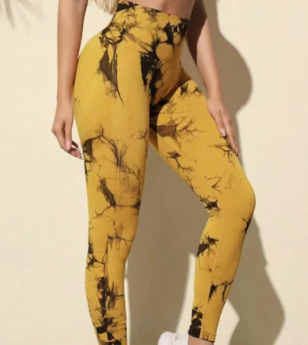 Yellow And Black Trousers
