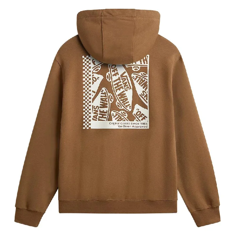Spring Fashion Vans VD Box Pullover Hoodie - Coffee Liqueur