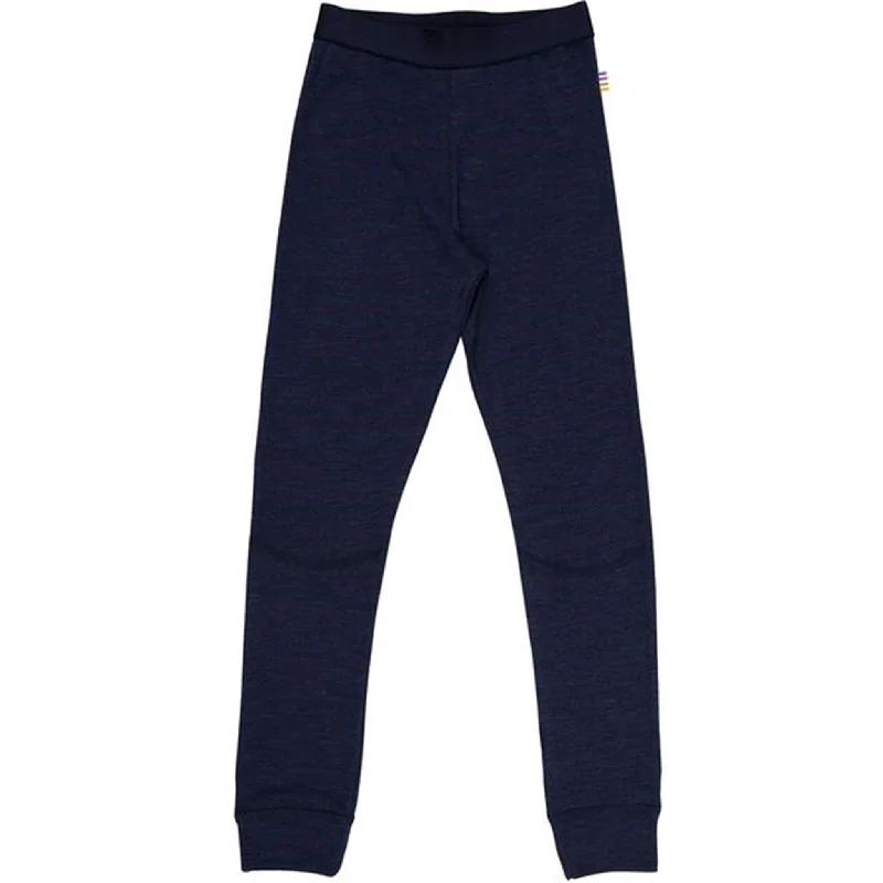 Elegant Style Joha Wool/Silke Leggings Marine