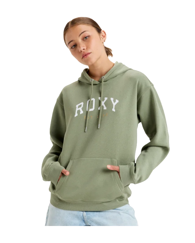 Energy Wear Surf Stoked Hoodie in Oil Green
