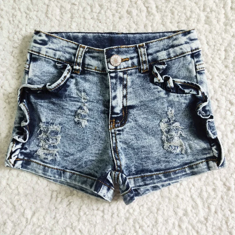 Easy Chic Blue denim shorts